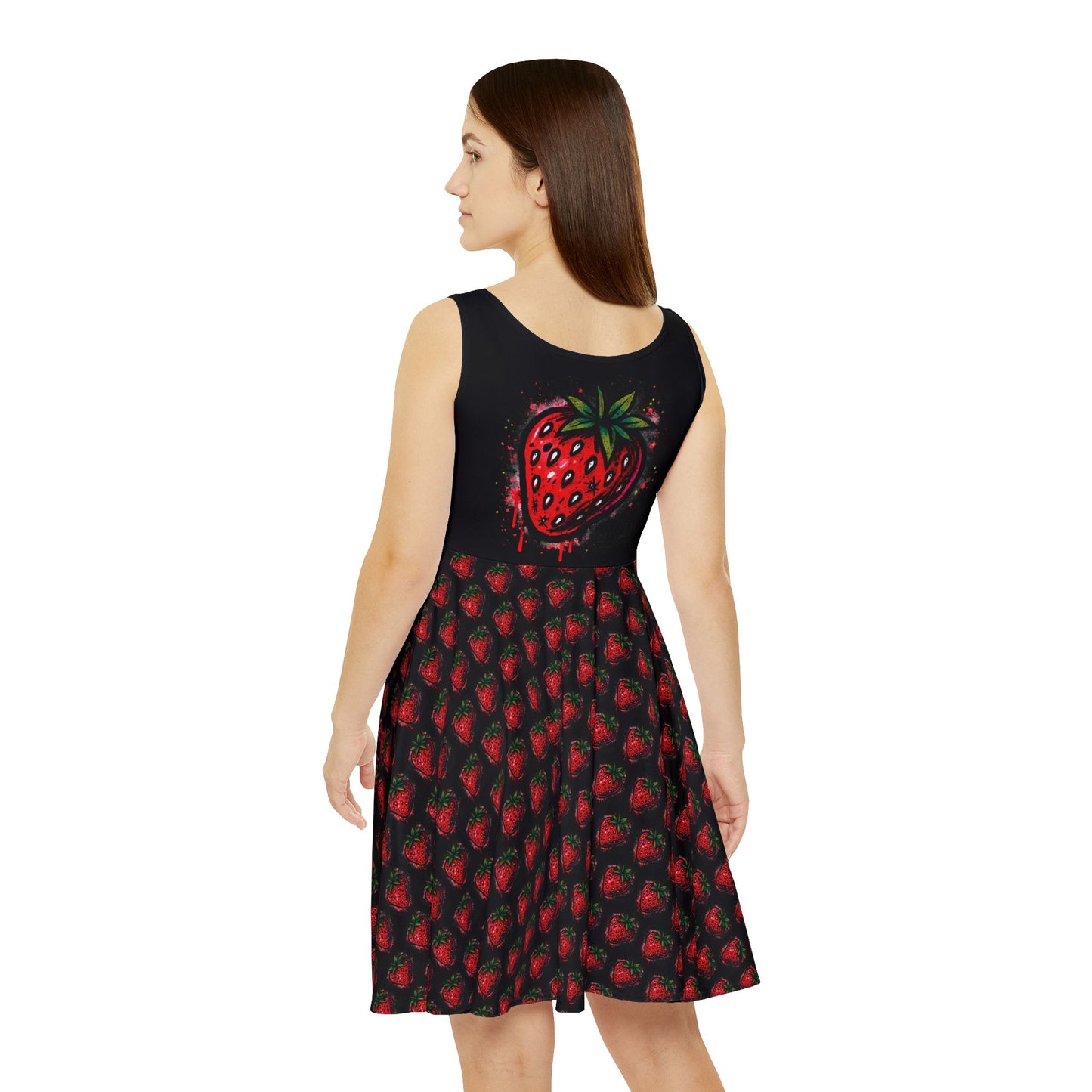 Strawberry Skater Dress