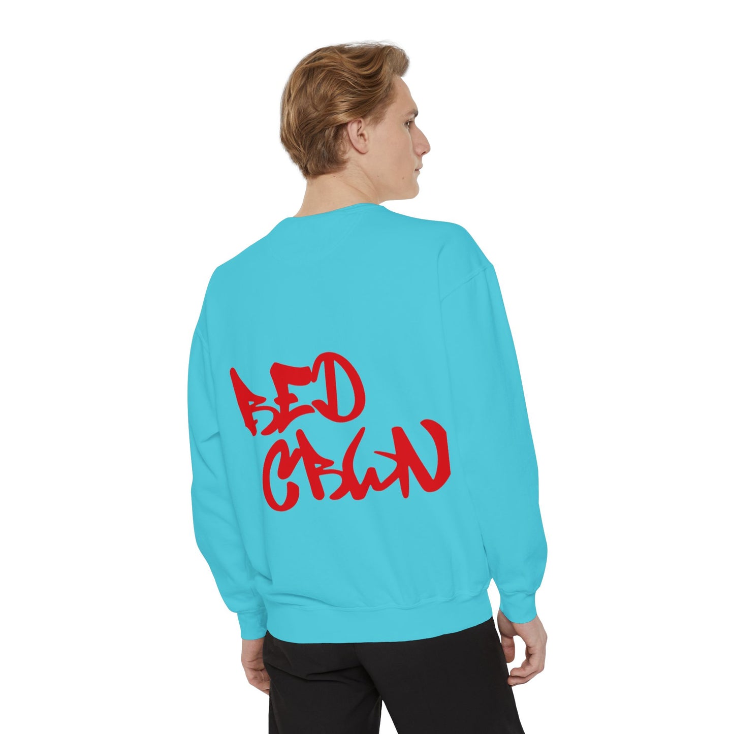Red Crwn Garment dyed Sweatshirt