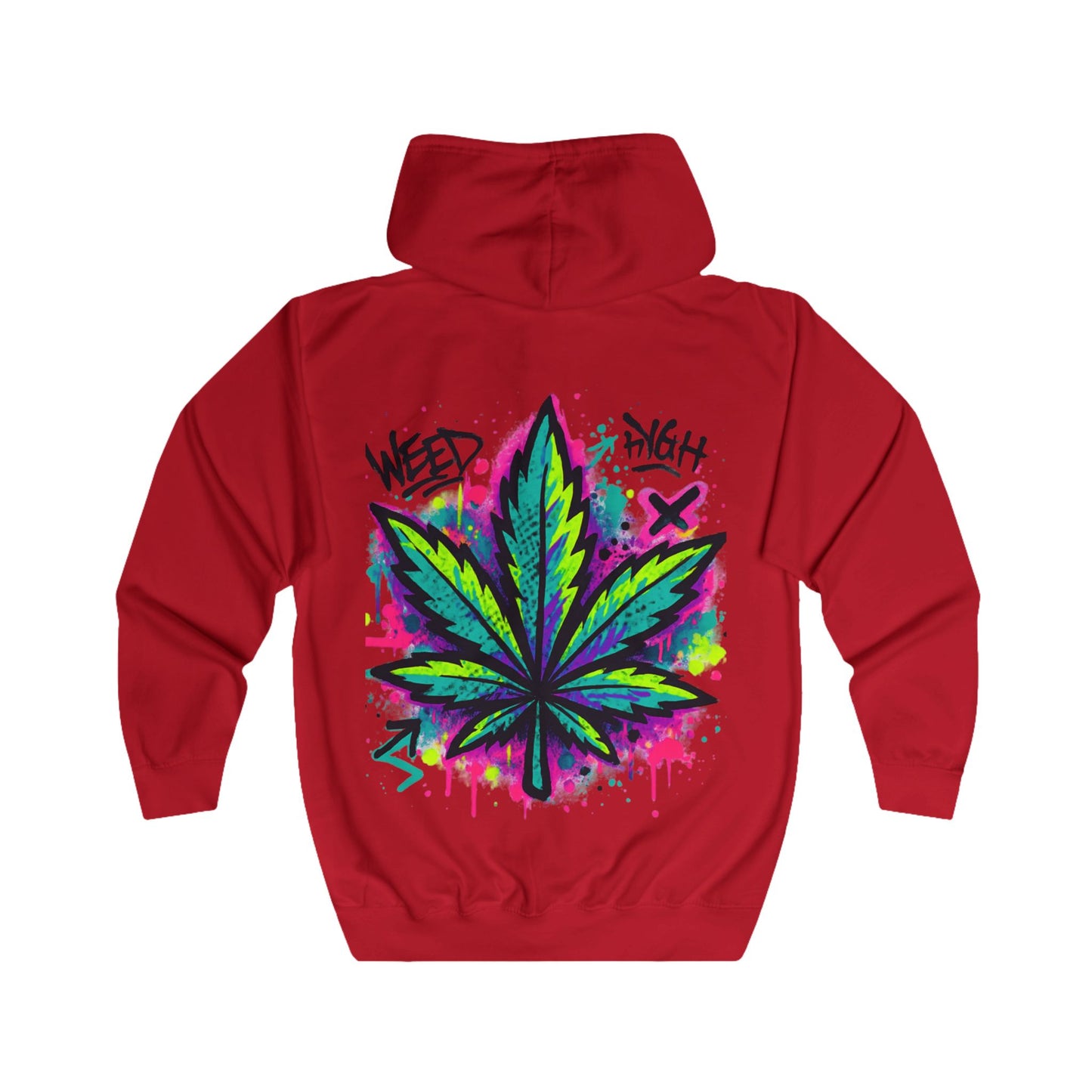 WeedHigh Unisex Fullzip Hoodie