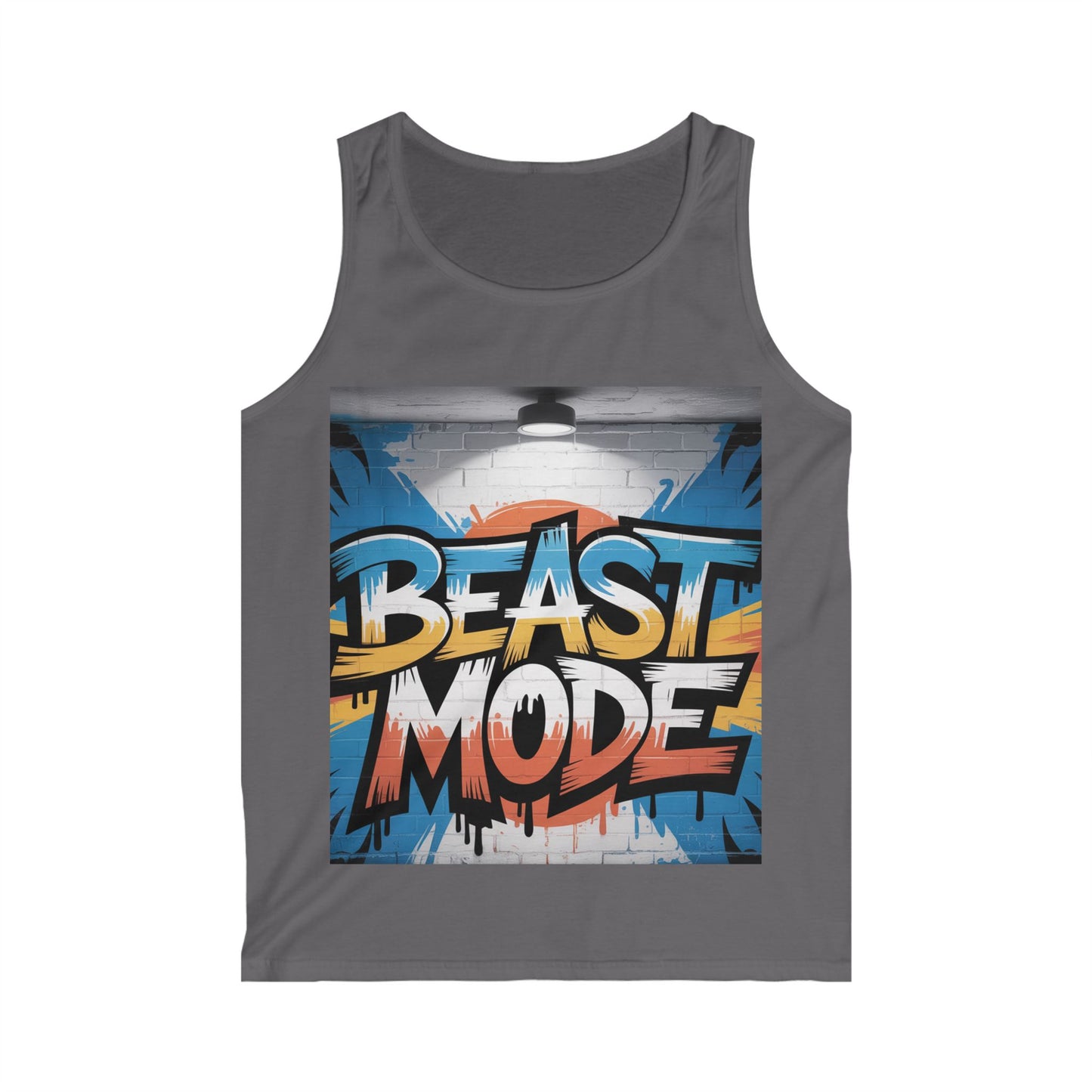 Beast Mode Men's Softstyle Tank Top | Workout Shirt, Fitness Apparel, Summer Activewear, Gym Tank, Motivational Gym Top