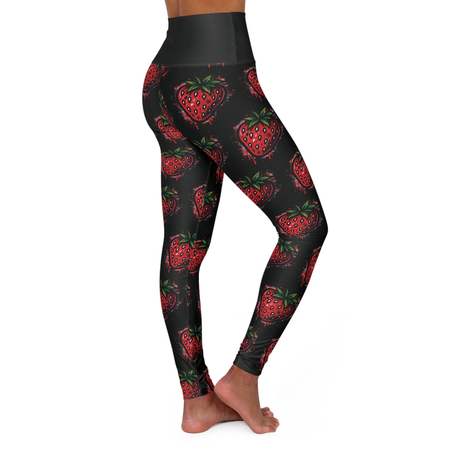 Strawberry High Waisted Leggings