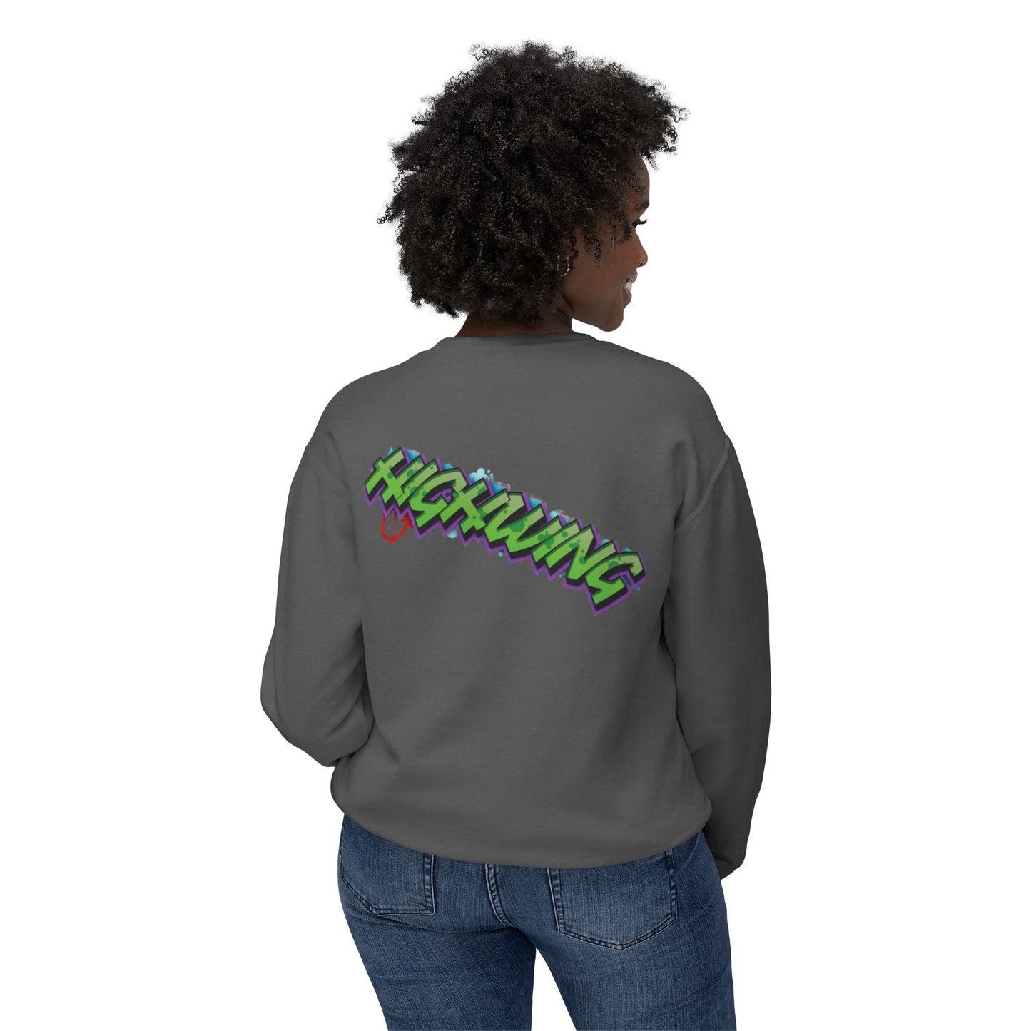 Dragon-Themed Crewneck Sweatshirt, Unisex Fashion, Unique Gift for Gamers, Fantasy Lovers, Comfortable Casualwear