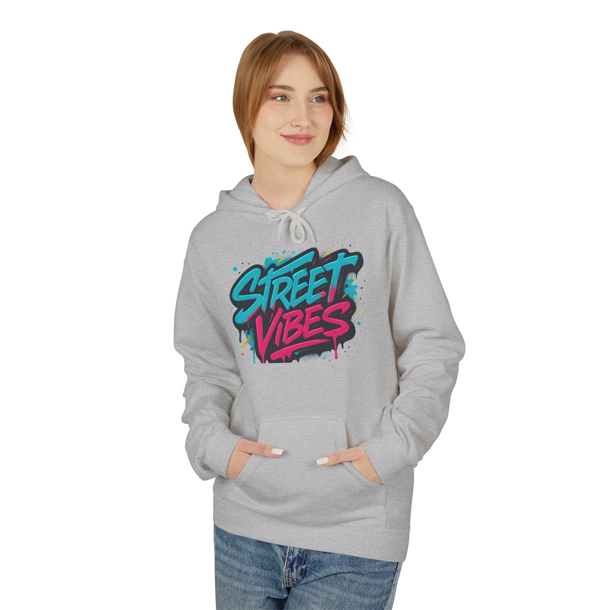 StreetVibes Hoodie — Urban Graphic Fleece Pullover