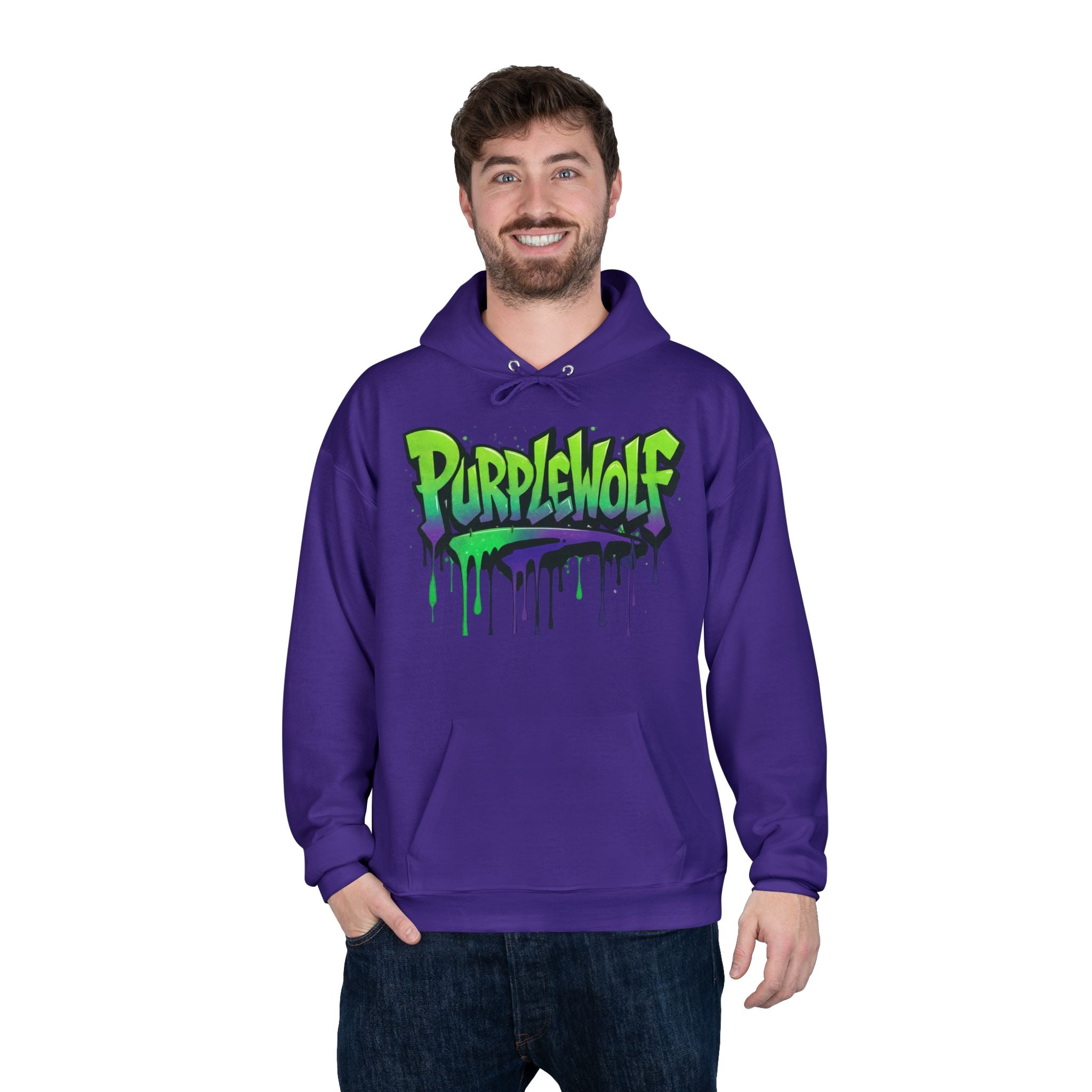 PurpleWolf Hoodie Sweatshirt