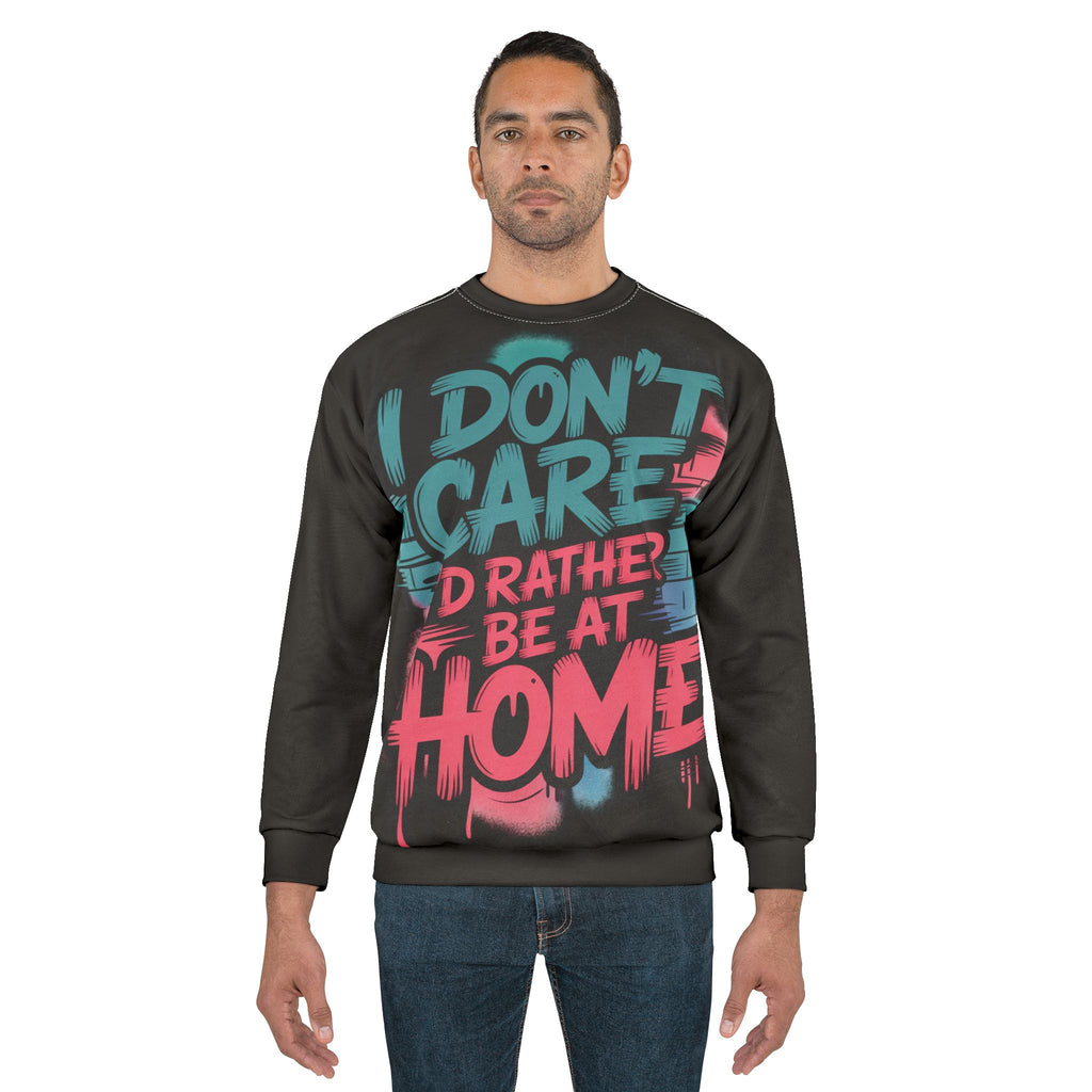 'Idc' Sweatshirt — Casual Statement Unisex Pullover