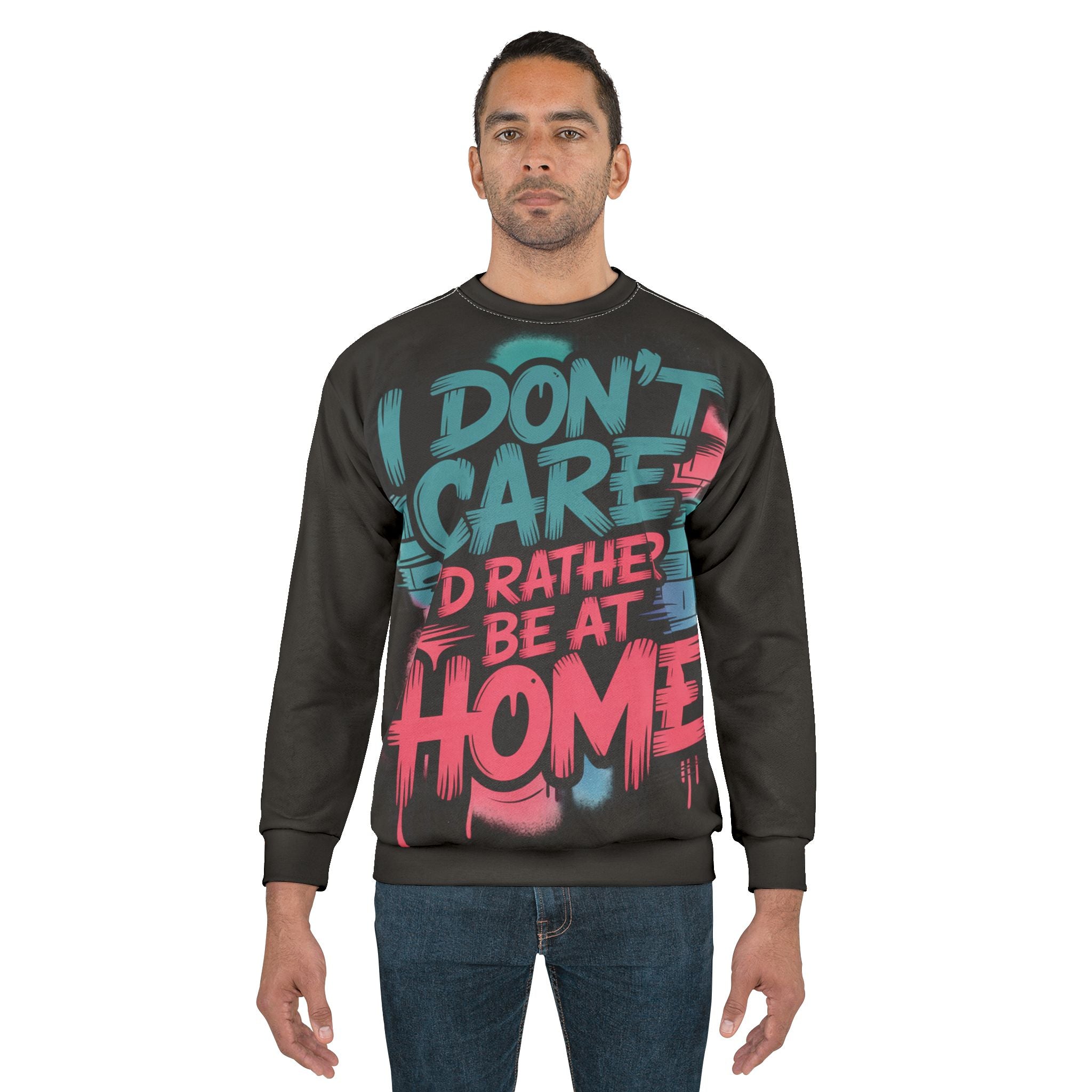 'Idc' Sweatshirt — Casual Statement Unisex Pullover