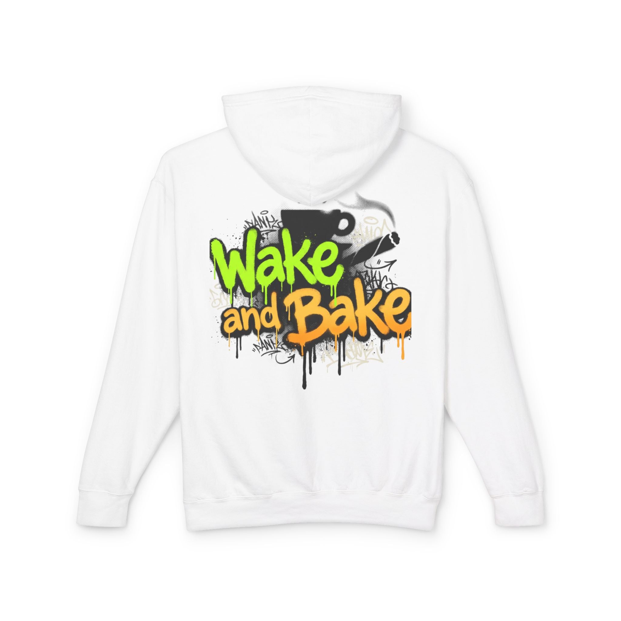 Wake n Bake Hoodie — Lightweight Hooded Sweatshirt for Cannabis Lovers