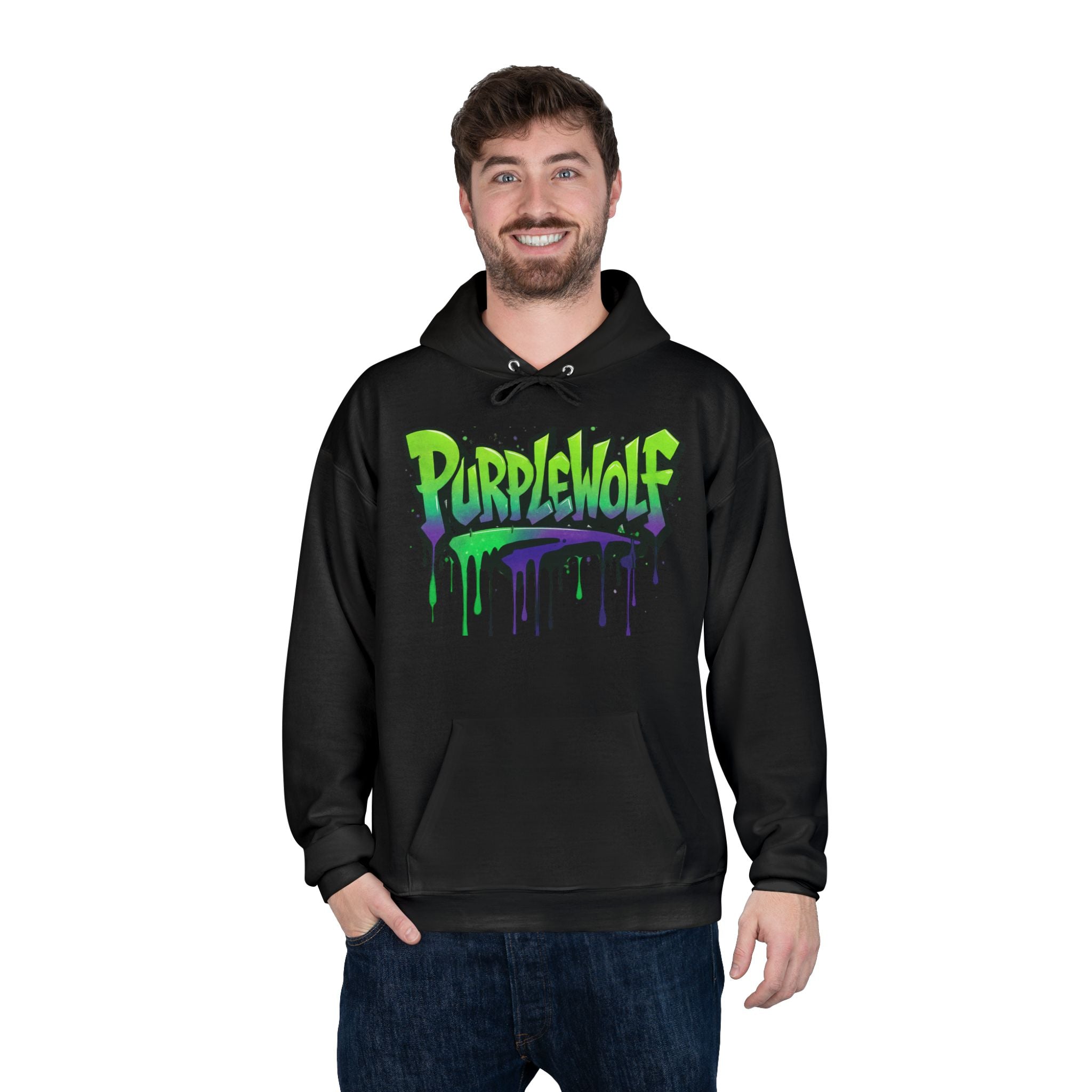 PurpleWolf Hoodie Sweatshirt