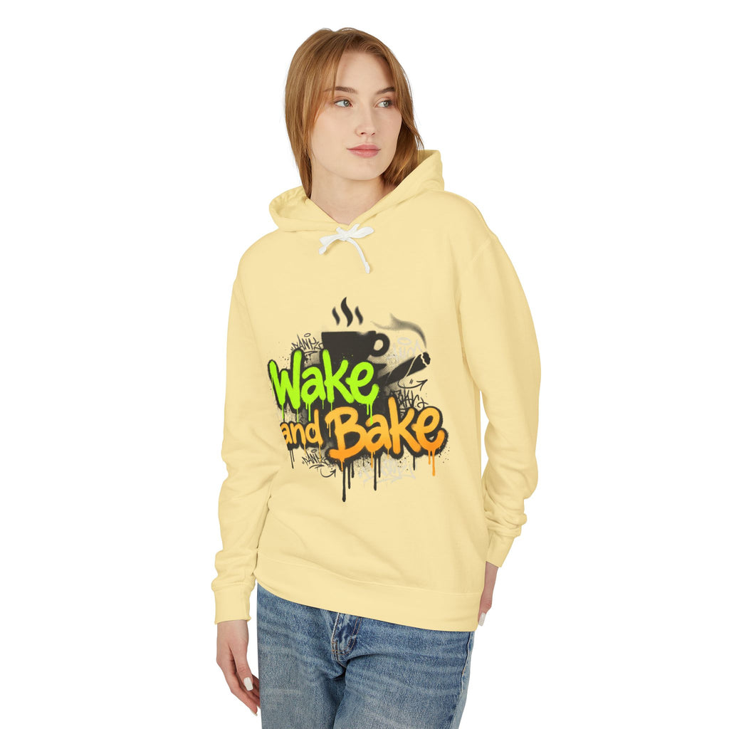 Wake n Bake Hoodie — Lightweight Hooded Sweatshirt for Cannabis Lovers