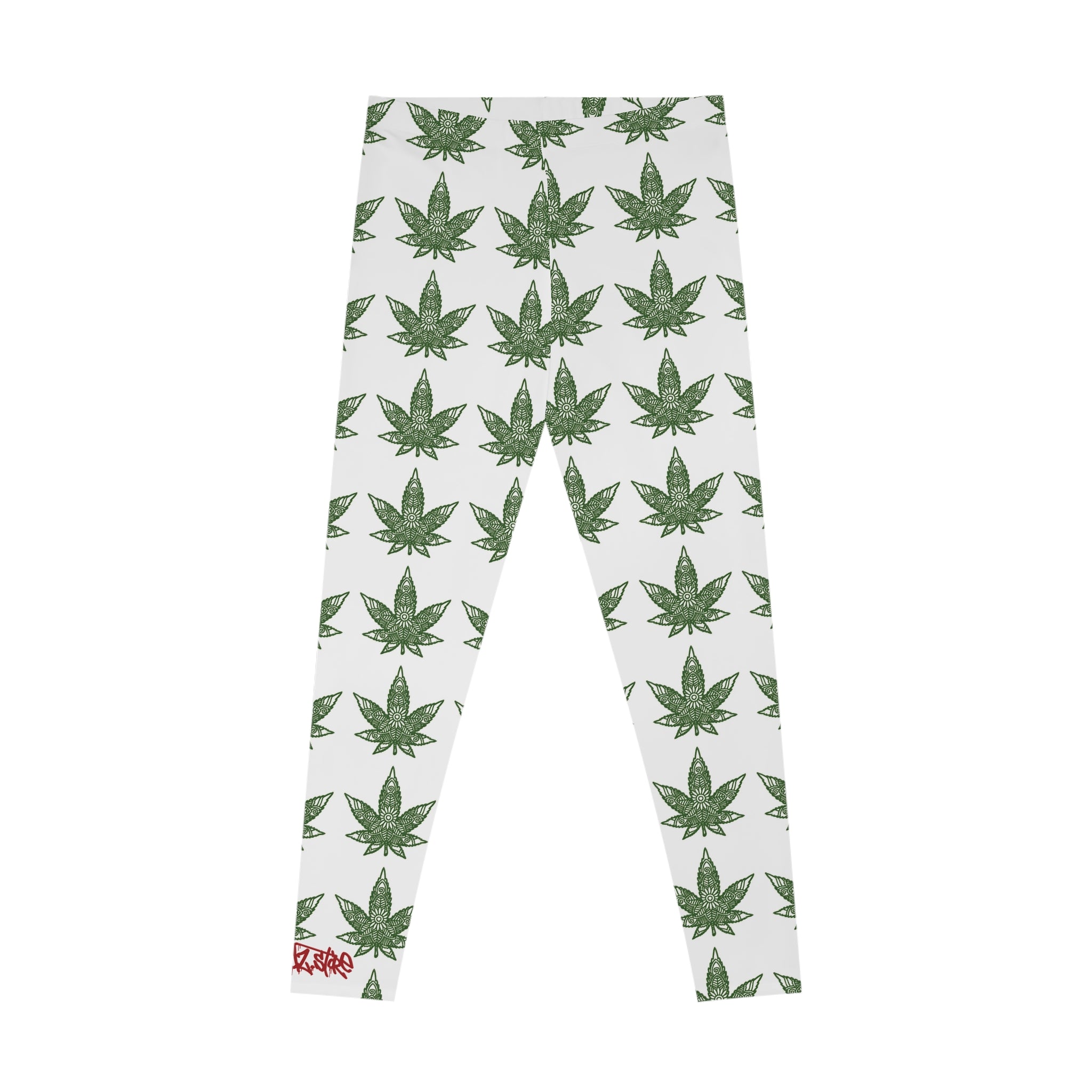 Leaf Print Stretchy Leggings