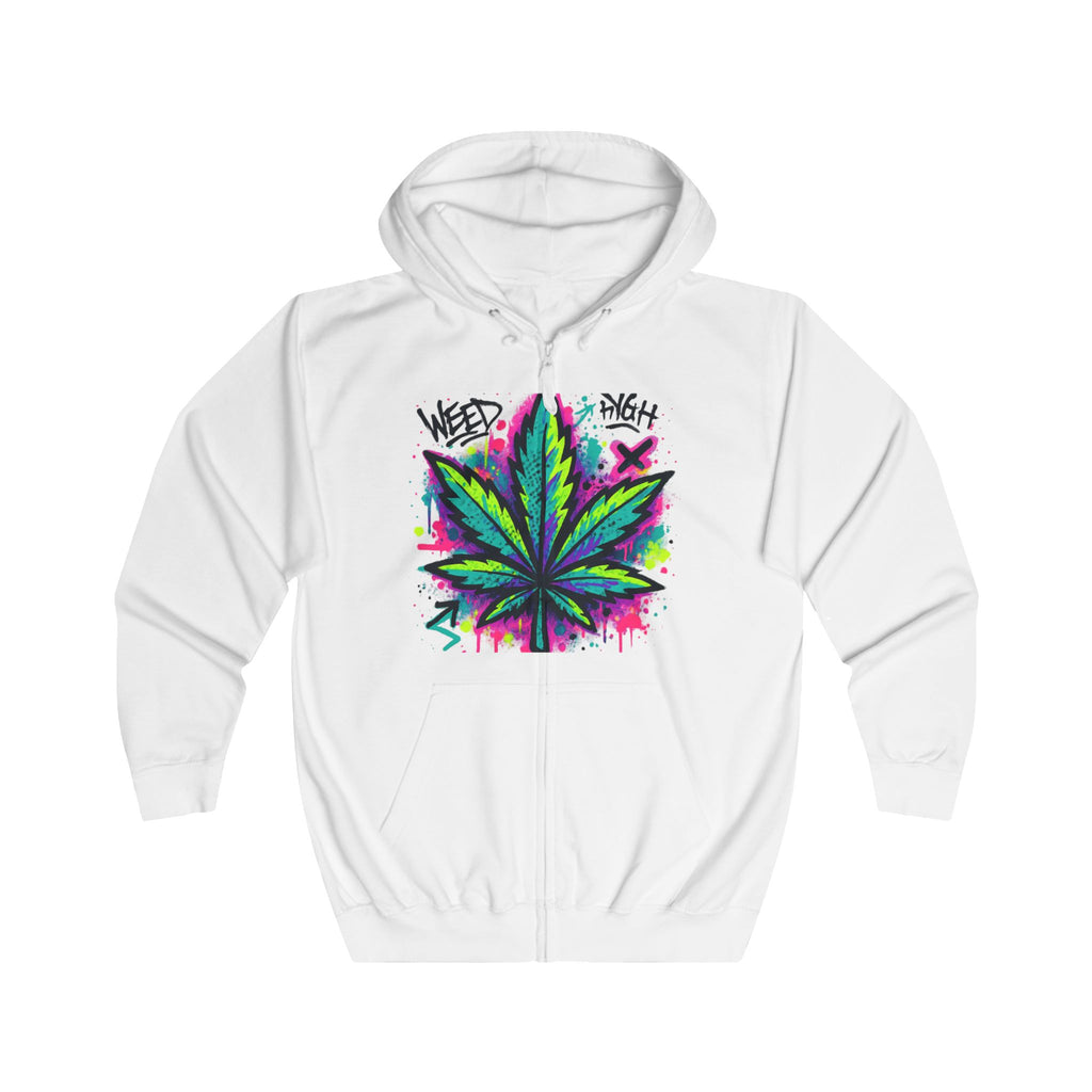 WeedHigh Unisex Fullzip Hoodie