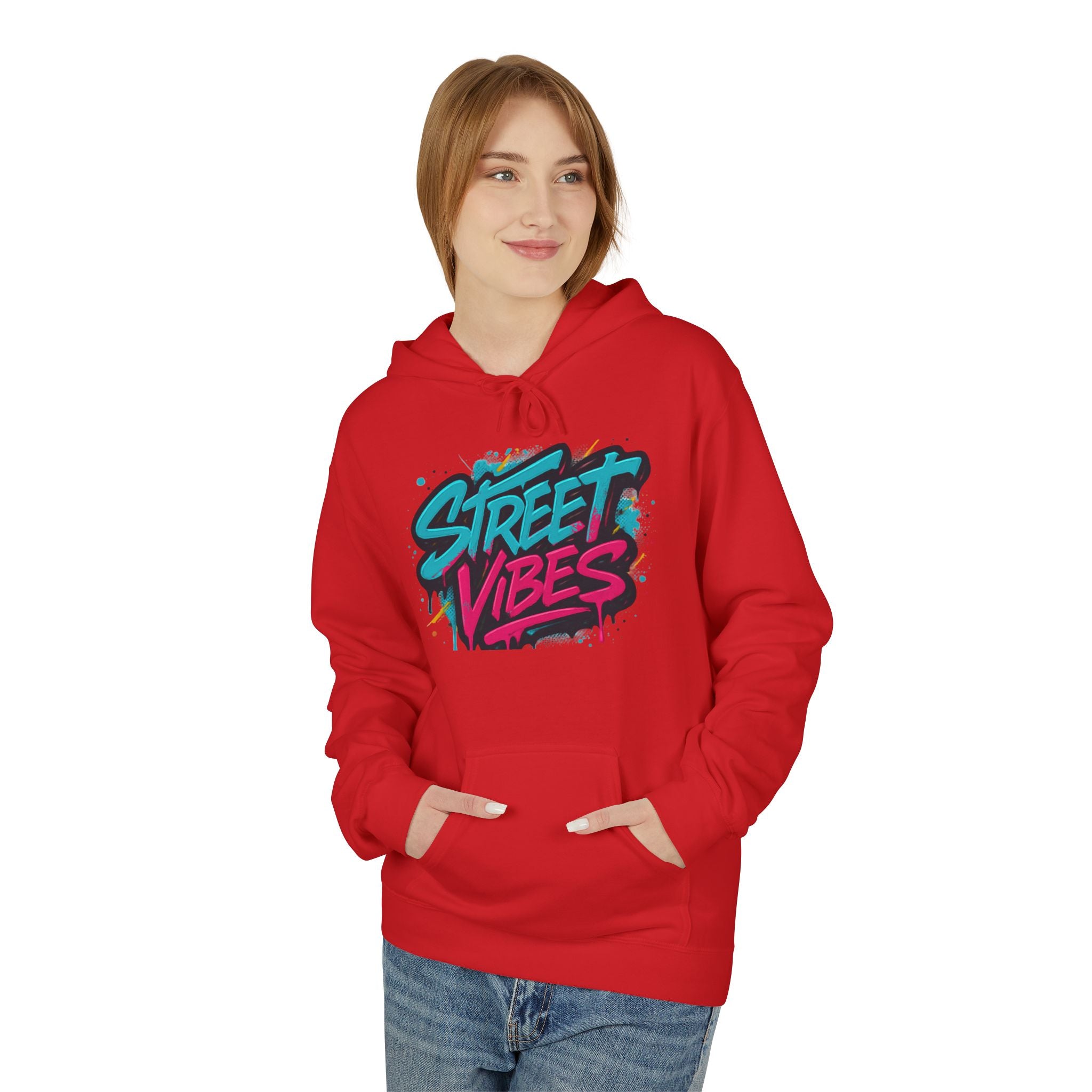 StreetVibes Hoodie — Urban Graphic Fleece Pullover