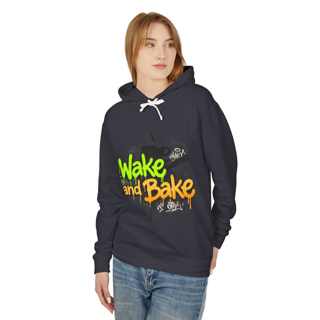 Wake n Bake Hoodie — Lightweight Hooded Sweatshirt for Cannabis Lovers