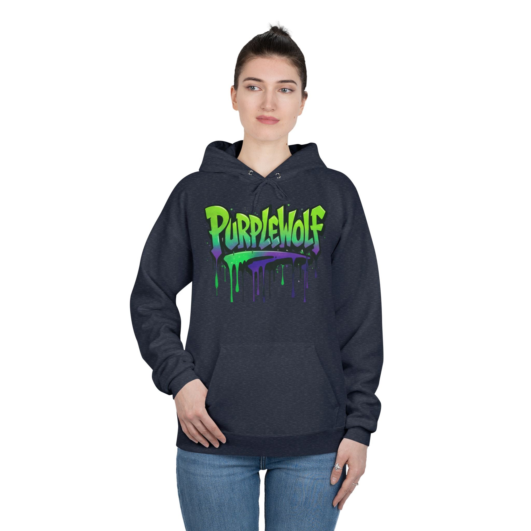 PurpleWolf Hoodie Sweatshirt