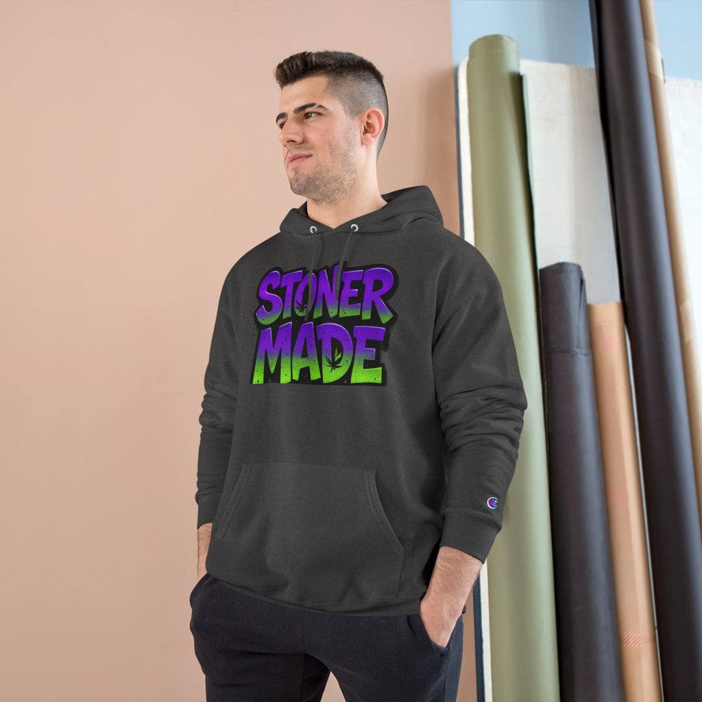 StonerMade Champion Hoodie — Premium Cannabis Culture Pullover