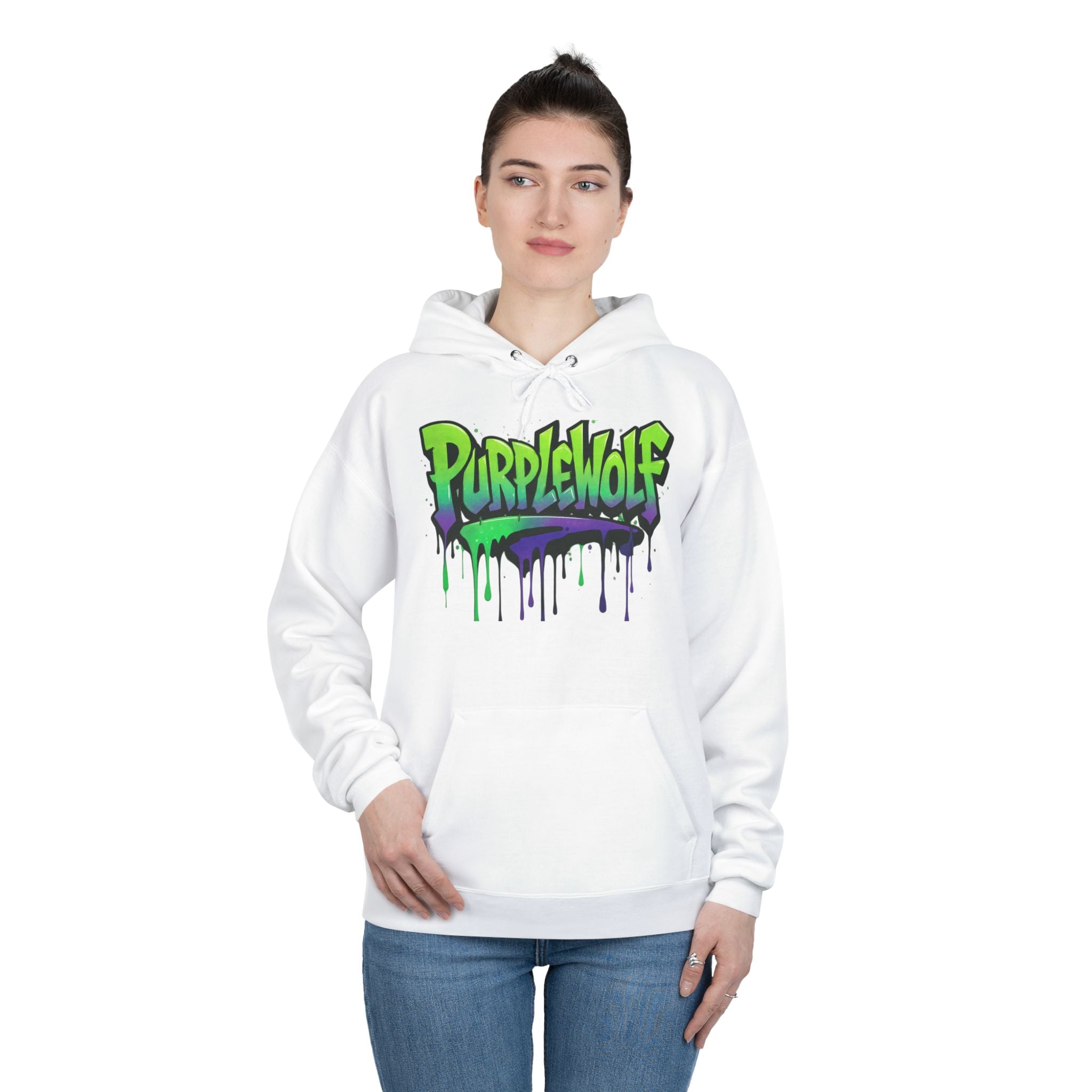 PurpleWolf Hoodie Sweatshirt