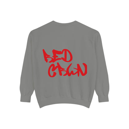 Red Crwn Garment dyed Sweatshirt