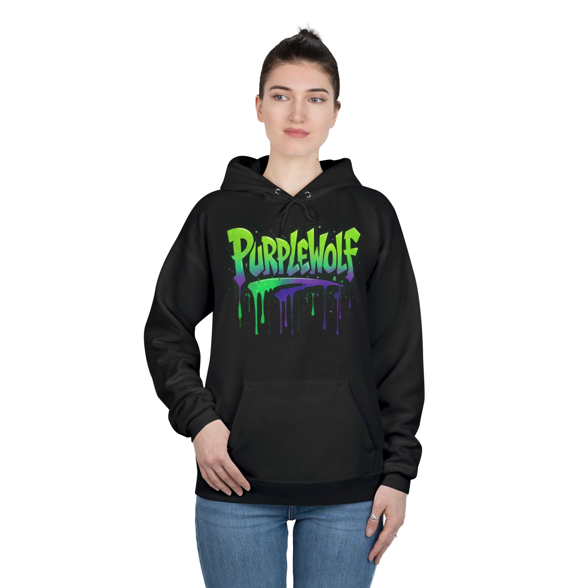 PurpleWolf Hoodie Sweatshirt
