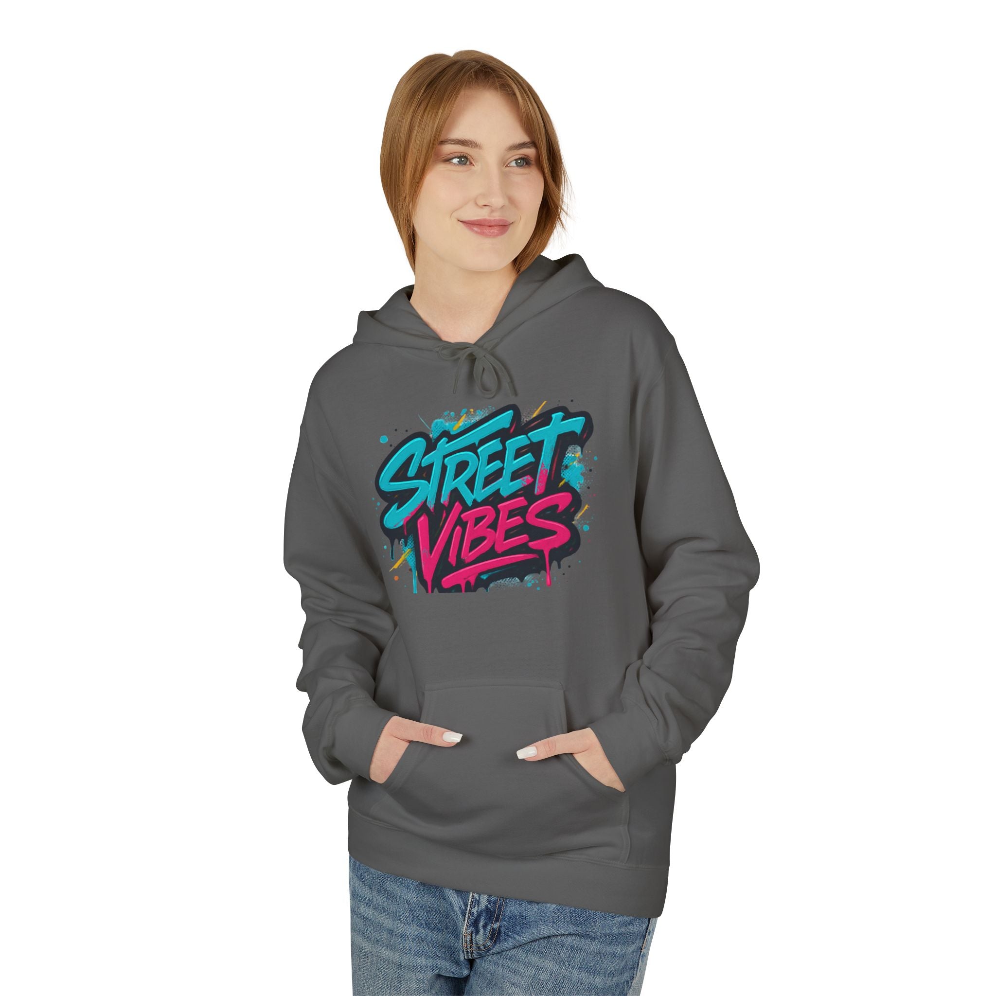 StreetVibes Hoodie — Urban Graphic Fleece Pullover