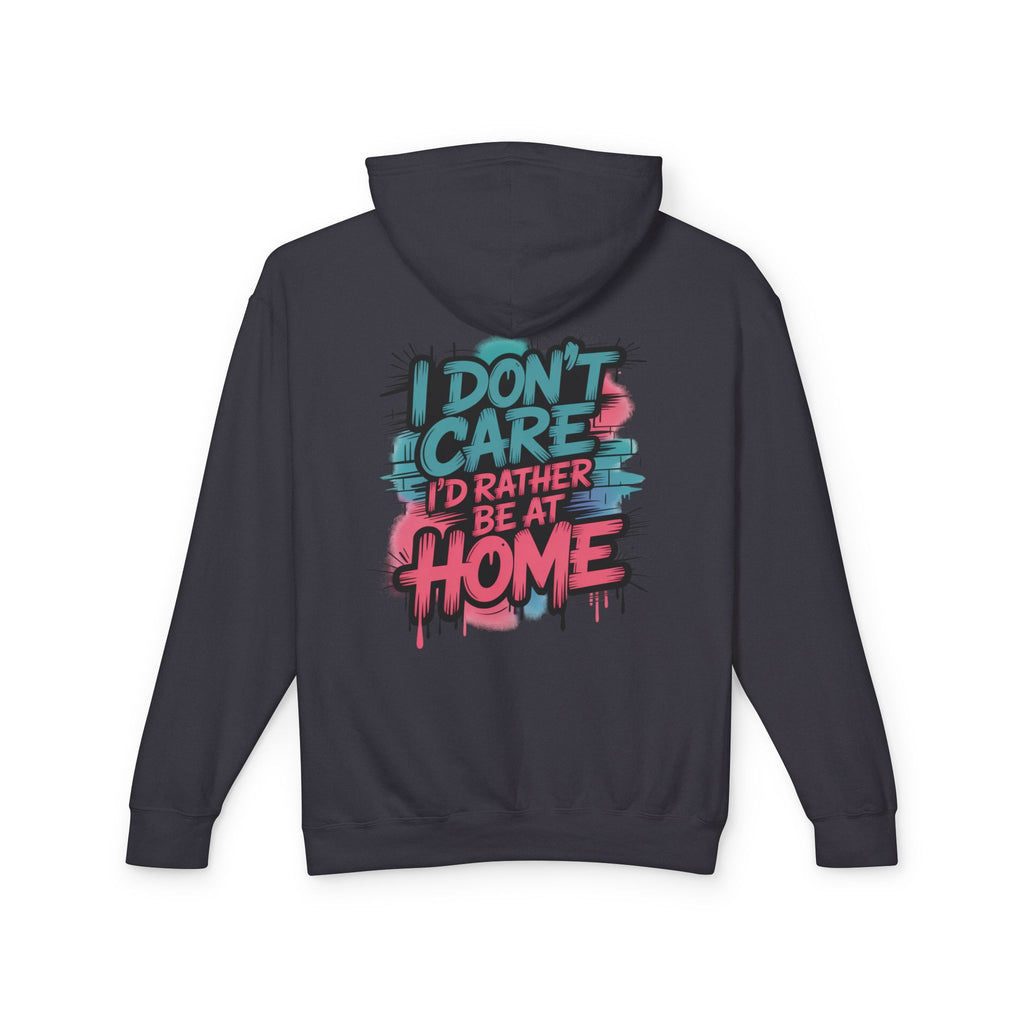 Idc Lightweight Hooded Sweatshirt — Casual 'Idc' Graphic Hoodie