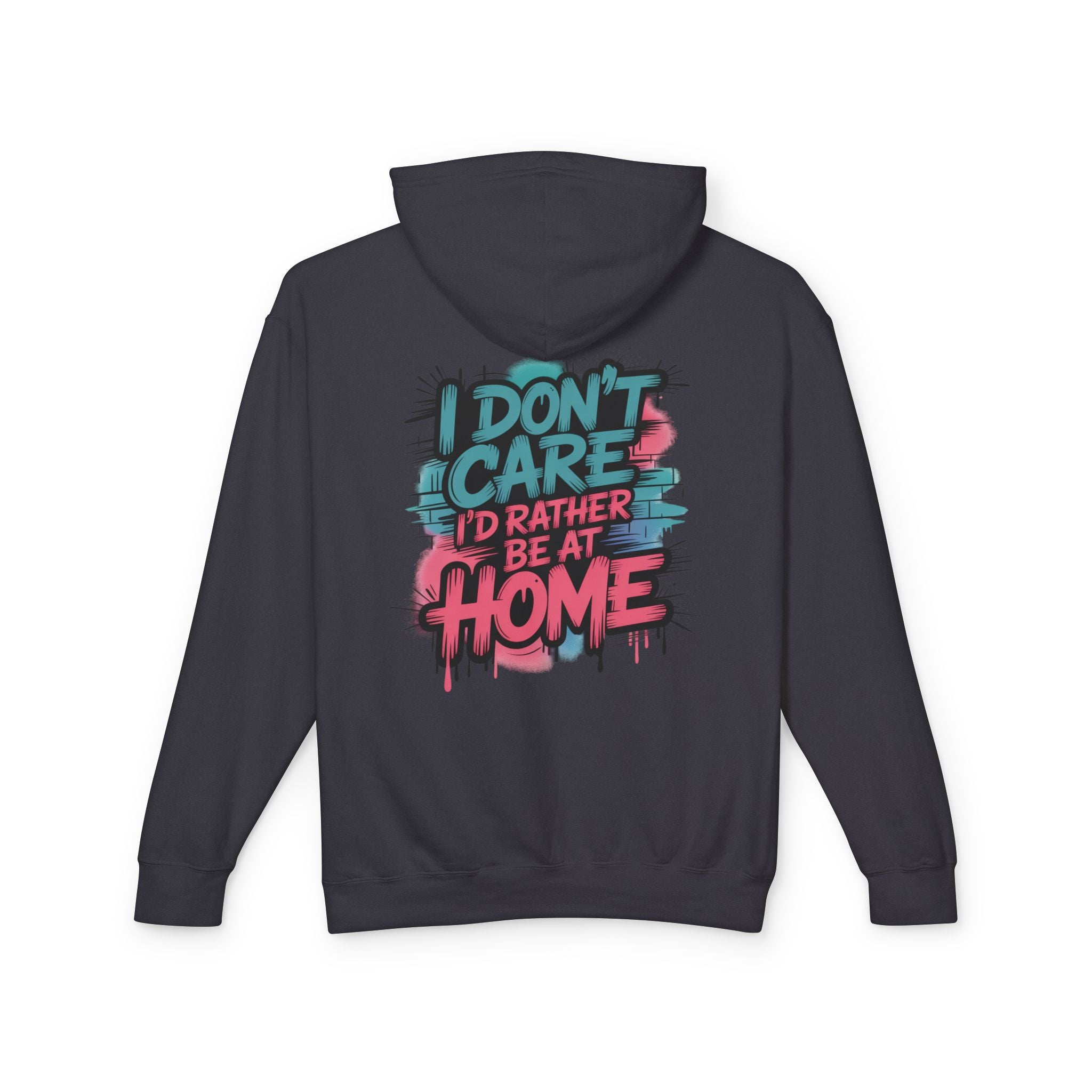 Idc Lightweight Hooded Sweatshirt — Casual 'Idc' Graphic Hoodie