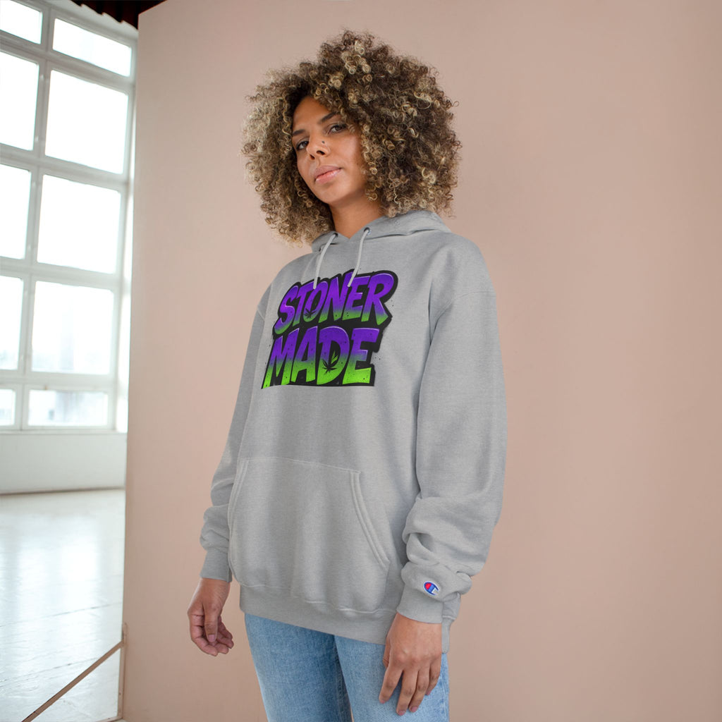 StonerMade Champion Hoodie — Premium Cannabis Culture Pullover