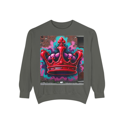 Red Crwn Garment dyed Sweatshirt