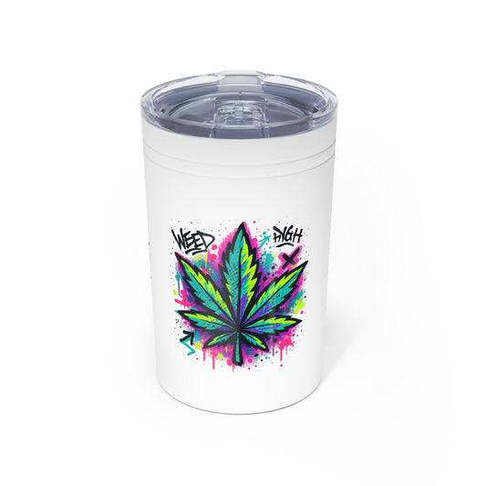 WeedHigh 11oz Vacuum Insulated Tumbler — Stainless Travel Mug for Cannabis Lovers