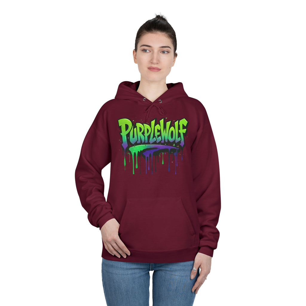 PurpleWolf Hoodie Sweatshirt