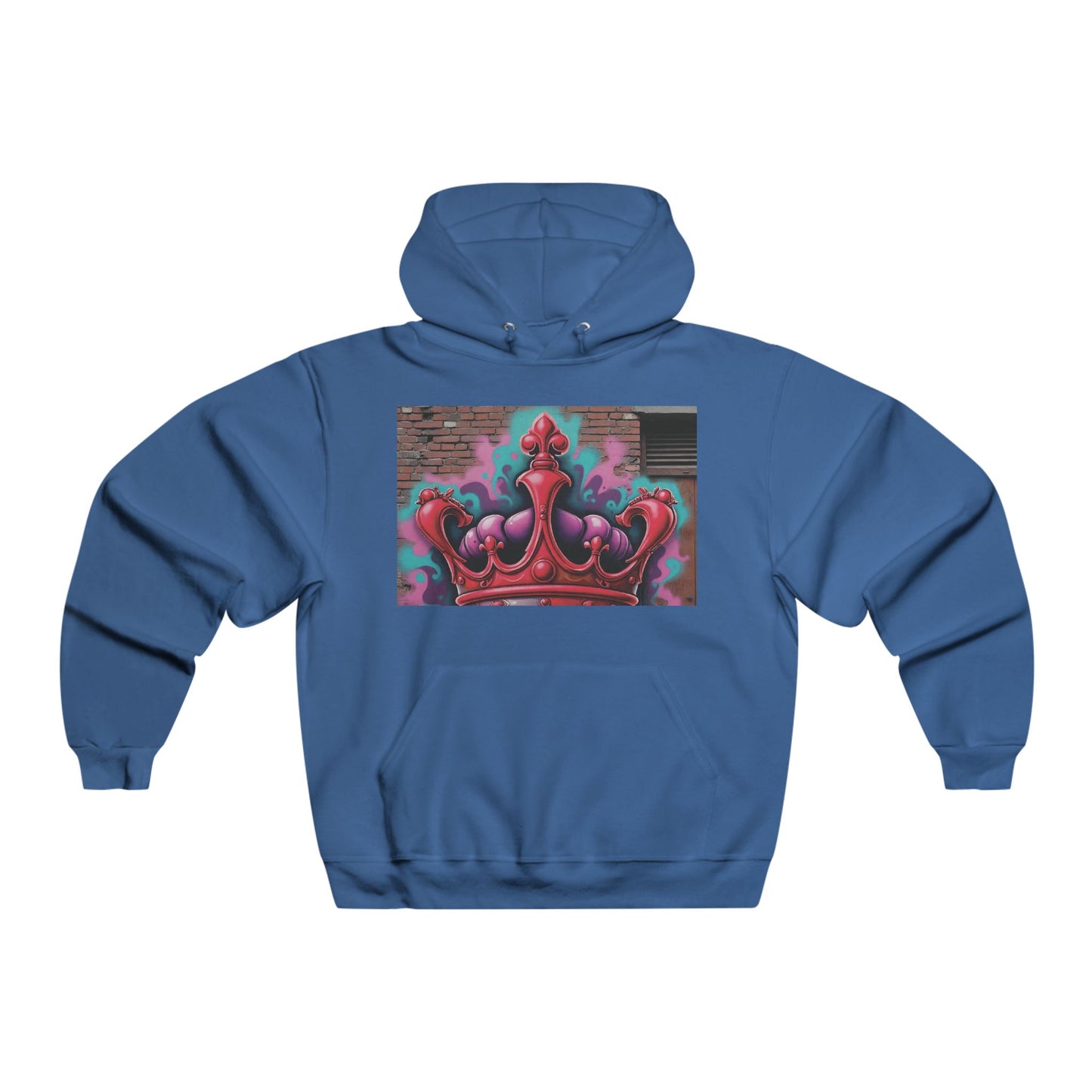Red Crwn Mens Nublend Hooded Sweatshirt