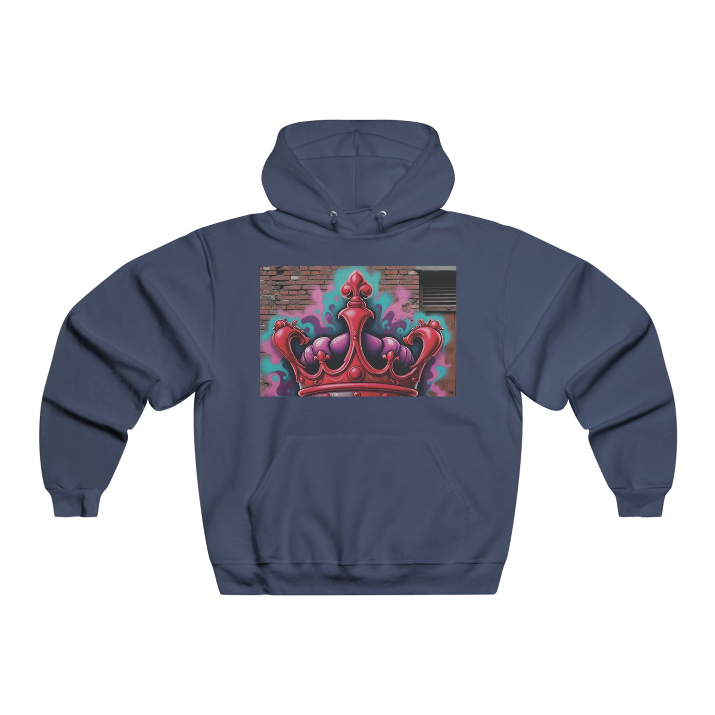 Red Crwn Mens Nublend Hooded Sweatshirt