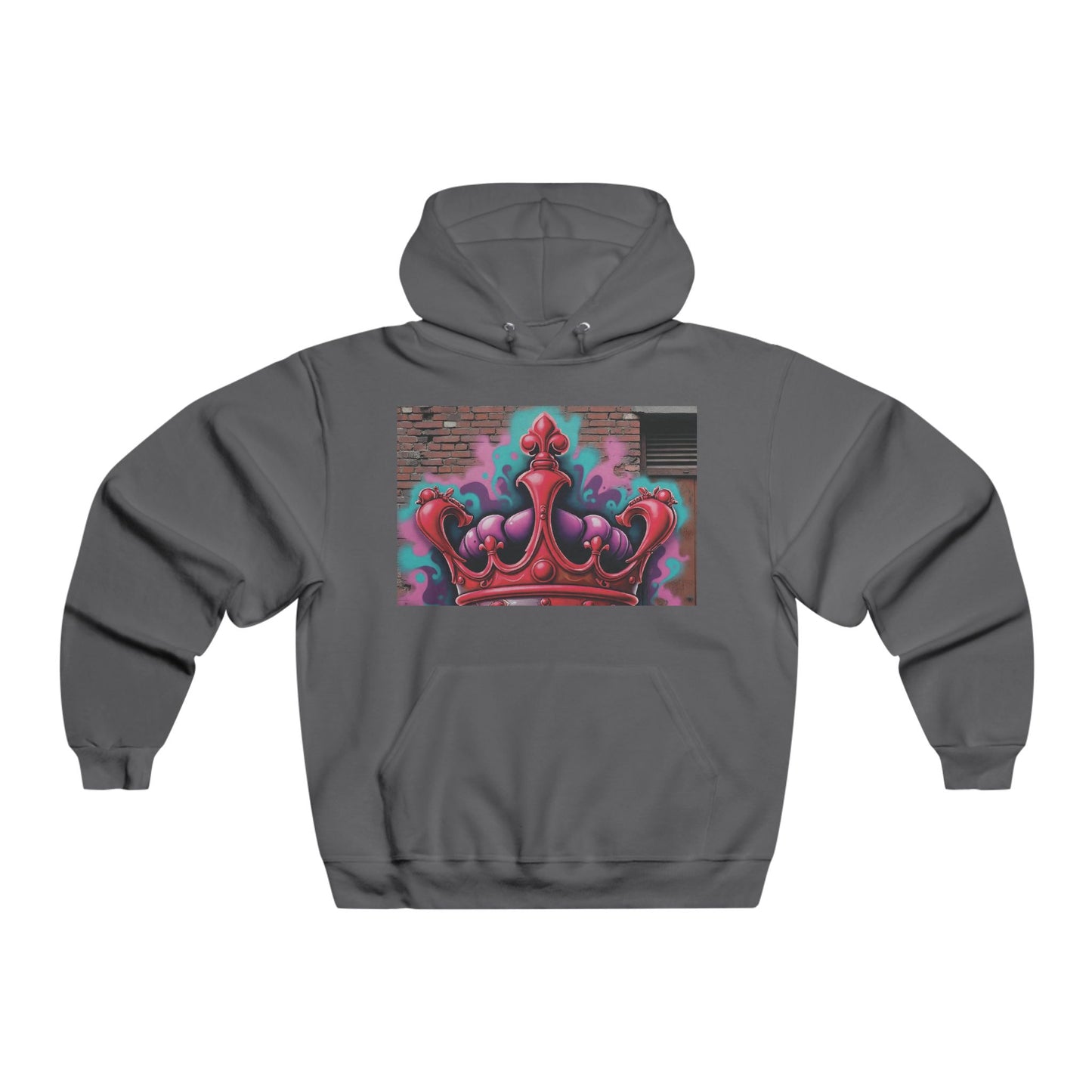 Red Crwn Mens Nublend Hooded Sweatshirt