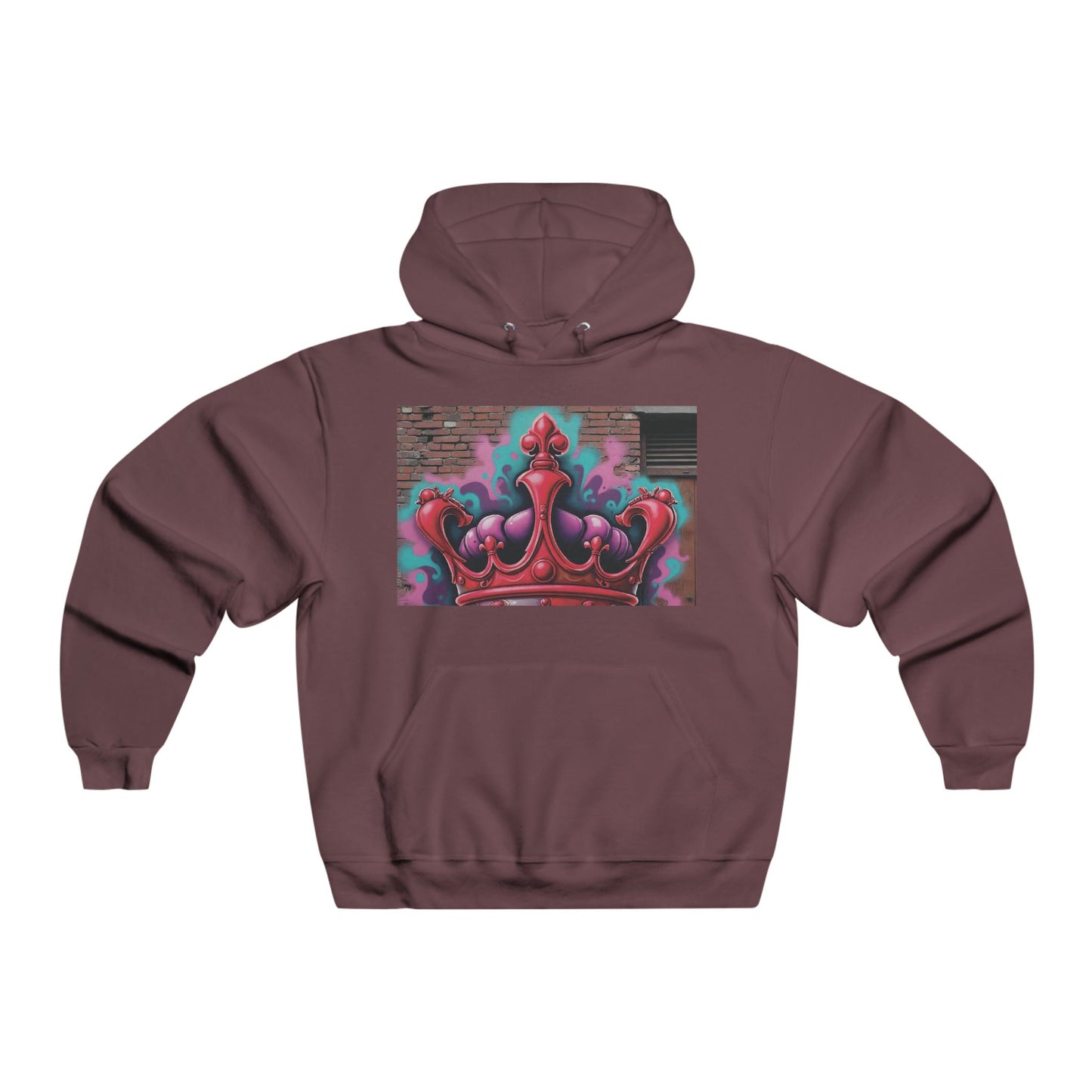 Red Crwn Mens Nublend Hooded Sweatshirt