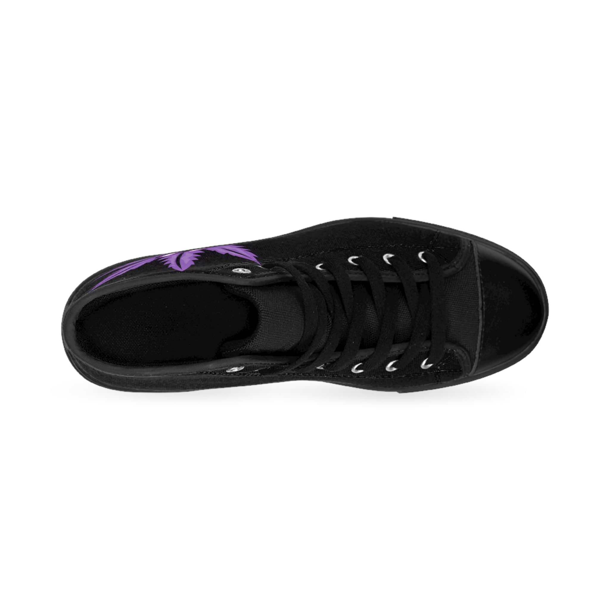 Stylish High-Top Sneakers with Cool Leaf Design | Trendy Footwear for Men, Casual Shoes, Hipster Style, Streetwear, Gift for Him
