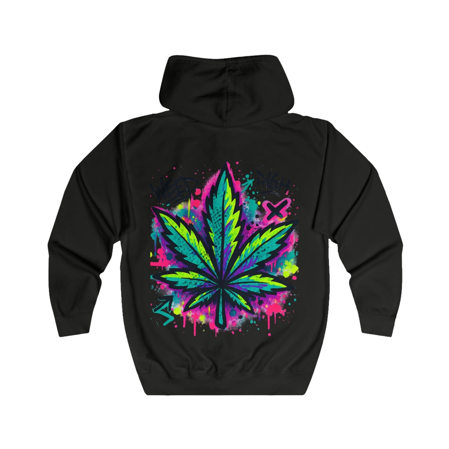 WeedHigh Unisex Fullzip Hoodie