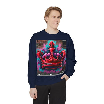 Red Crwn Garment dyed Sweatshirt