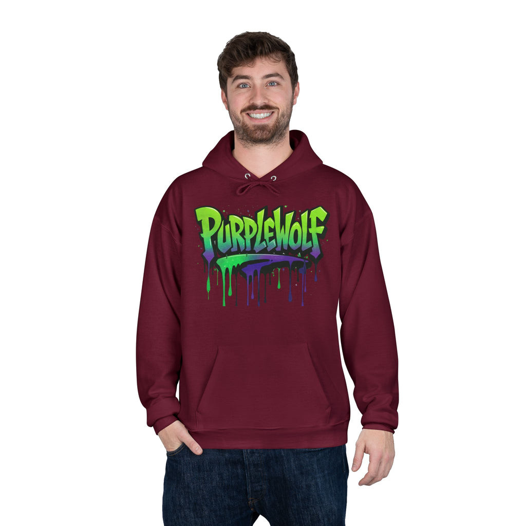 PurpleWolf Hoodie Sweatshirt