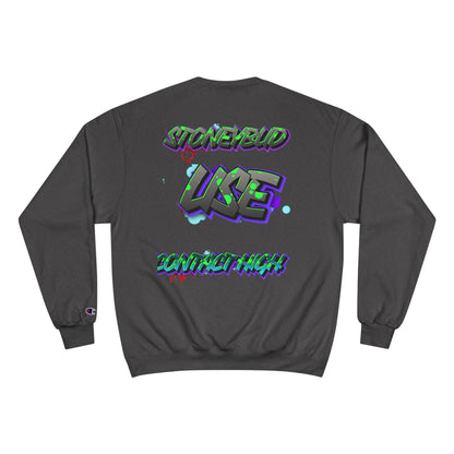 Champion Sweatshirt, Cool Graphic Hoodie, Casual Streetwear, Trendy Gift for Gamers, Unique Art Clothing