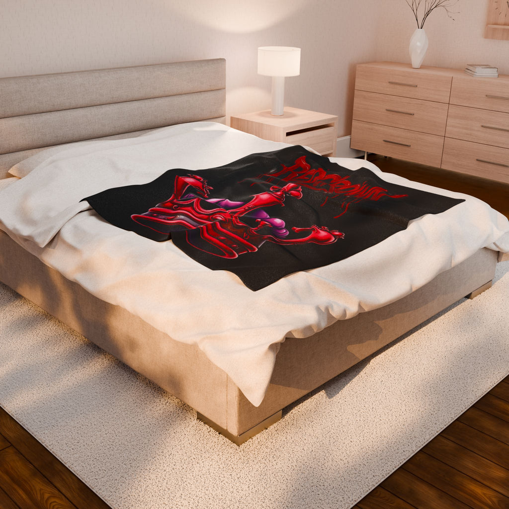 Plush Blanket RedCrown Design