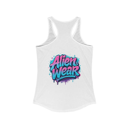 Tank Top AlienWear Racerback for Women - Sci-Fi Lover Gift Idea