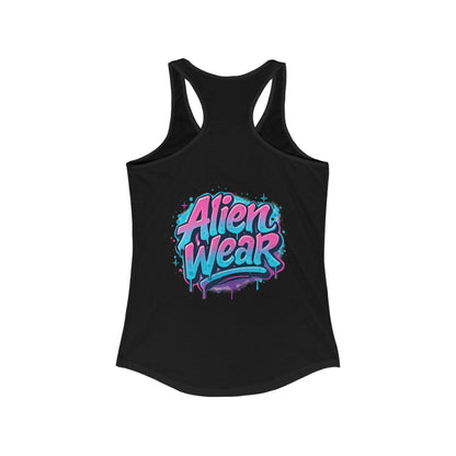 Tank Top AlienWear Racerback for Women - Sci-Fi Lover Gift Idea