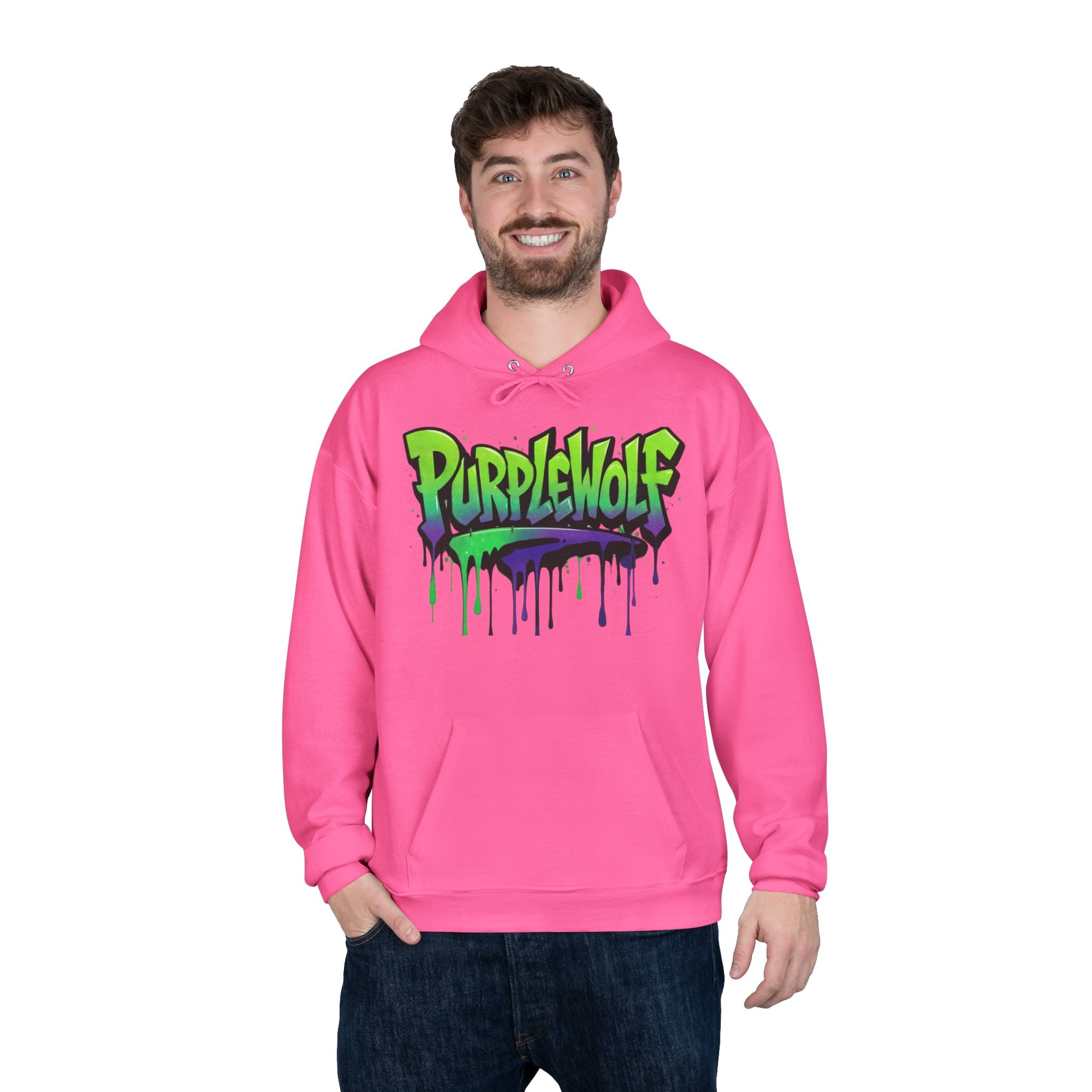 PurpleWolf Hoodie Sweatshirt