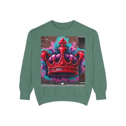 Red Crwn Garment dyed Sweatshirt