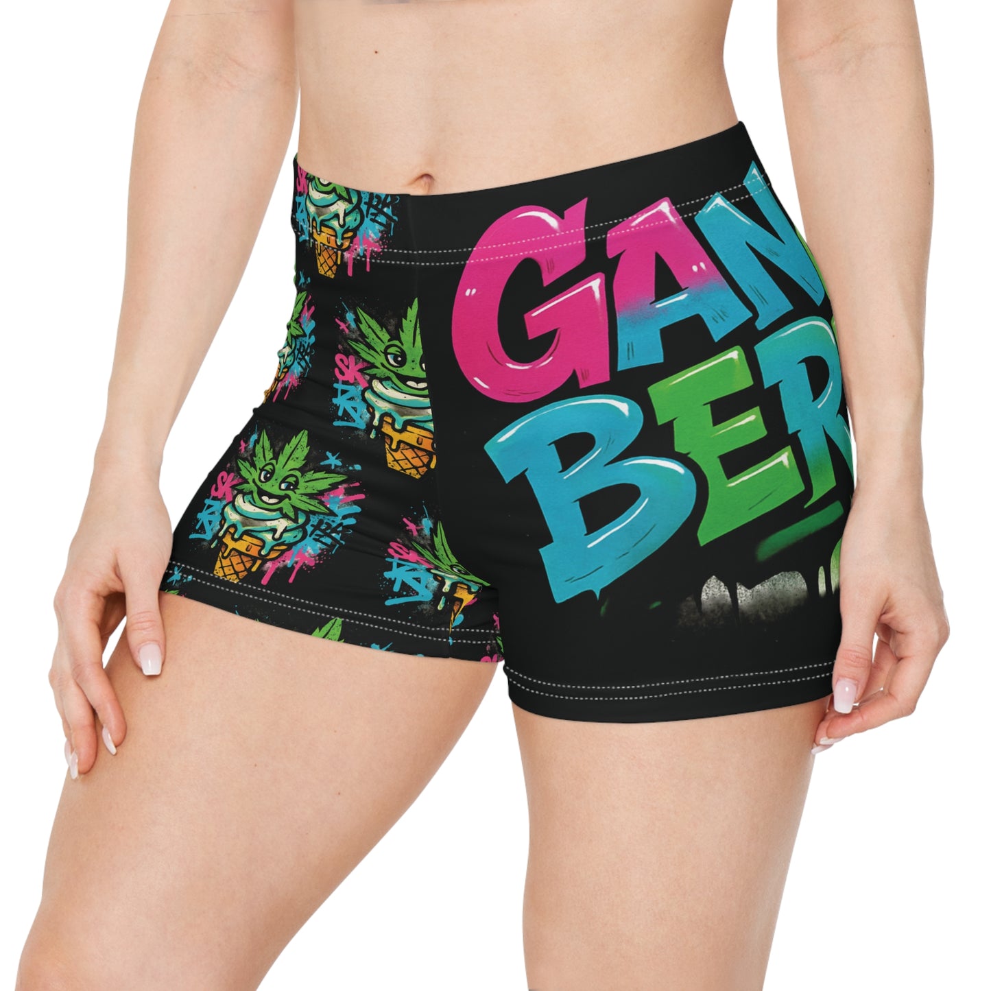 Shorts - GanjaBerry Split Design for Women