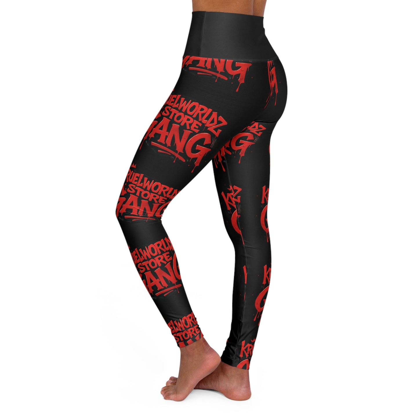 Leggings Gang High Waisted Yoga Leggings - Kruelworldz Store