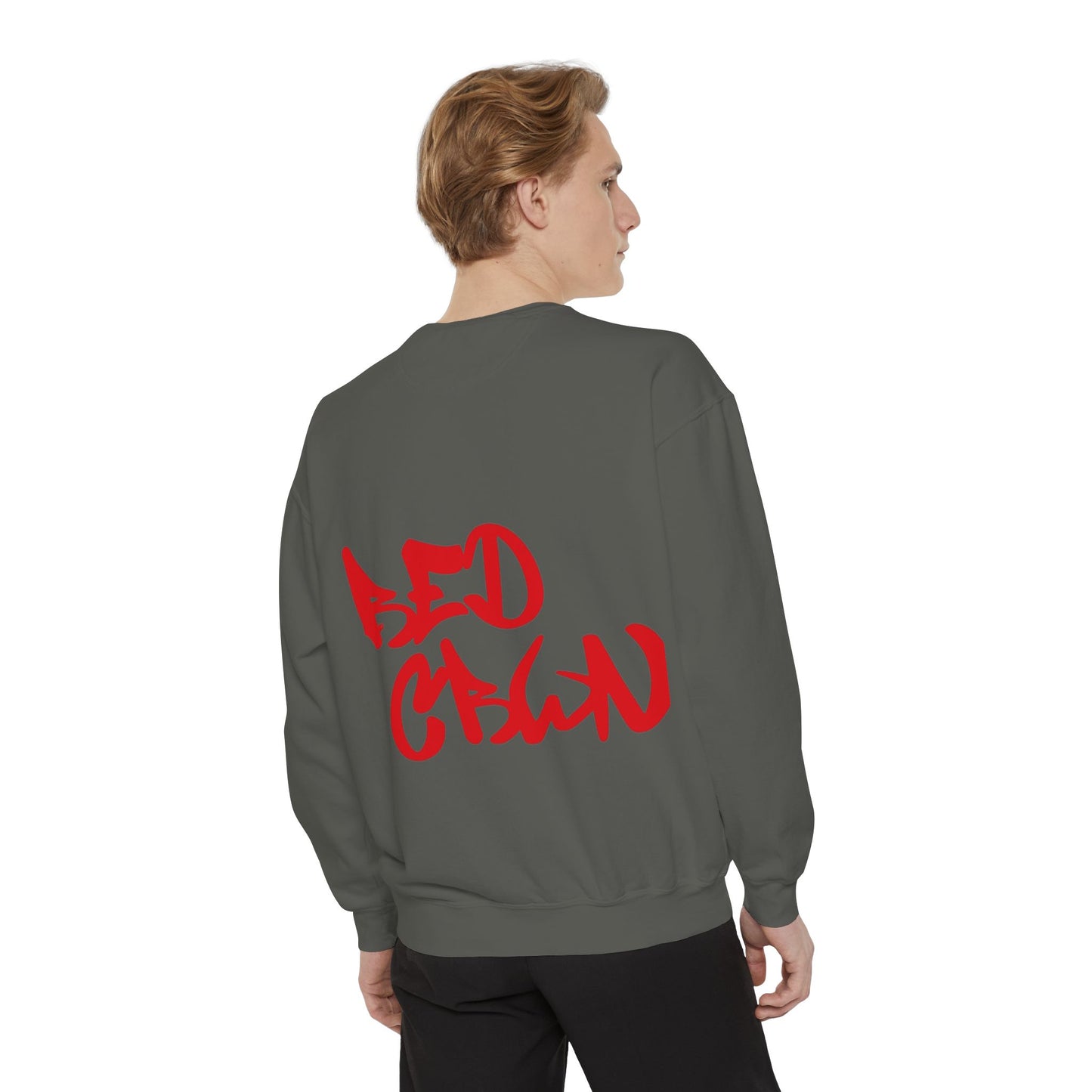 Red Crwn Garment dyed Sweatshirt