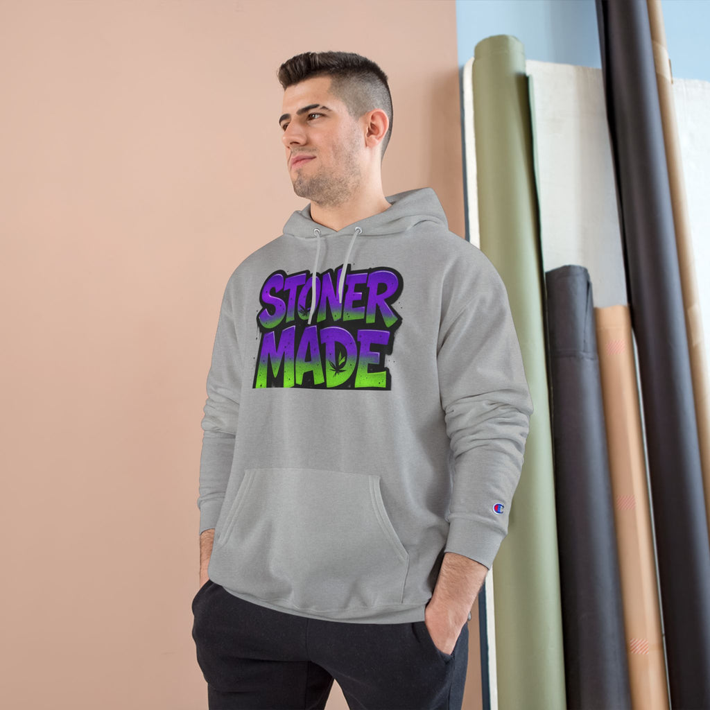 StonerMade Champion Hoodie — Premium Cannabis Culture Pullover