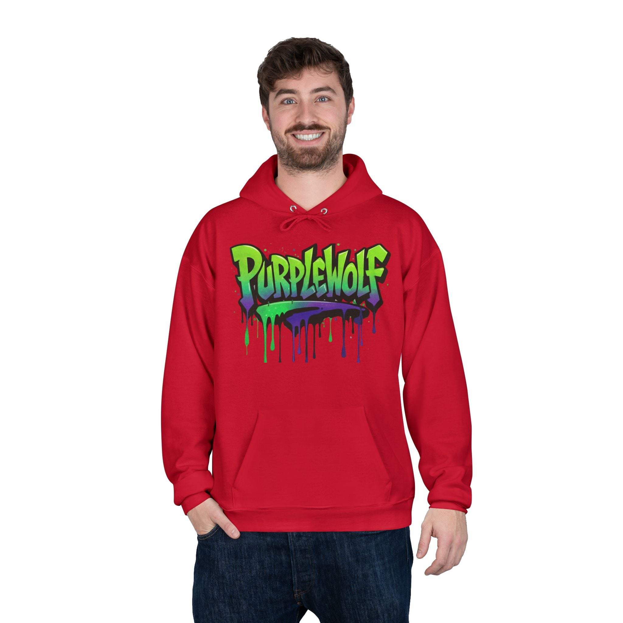 PurpleWolf Hoodie Sweatshirt