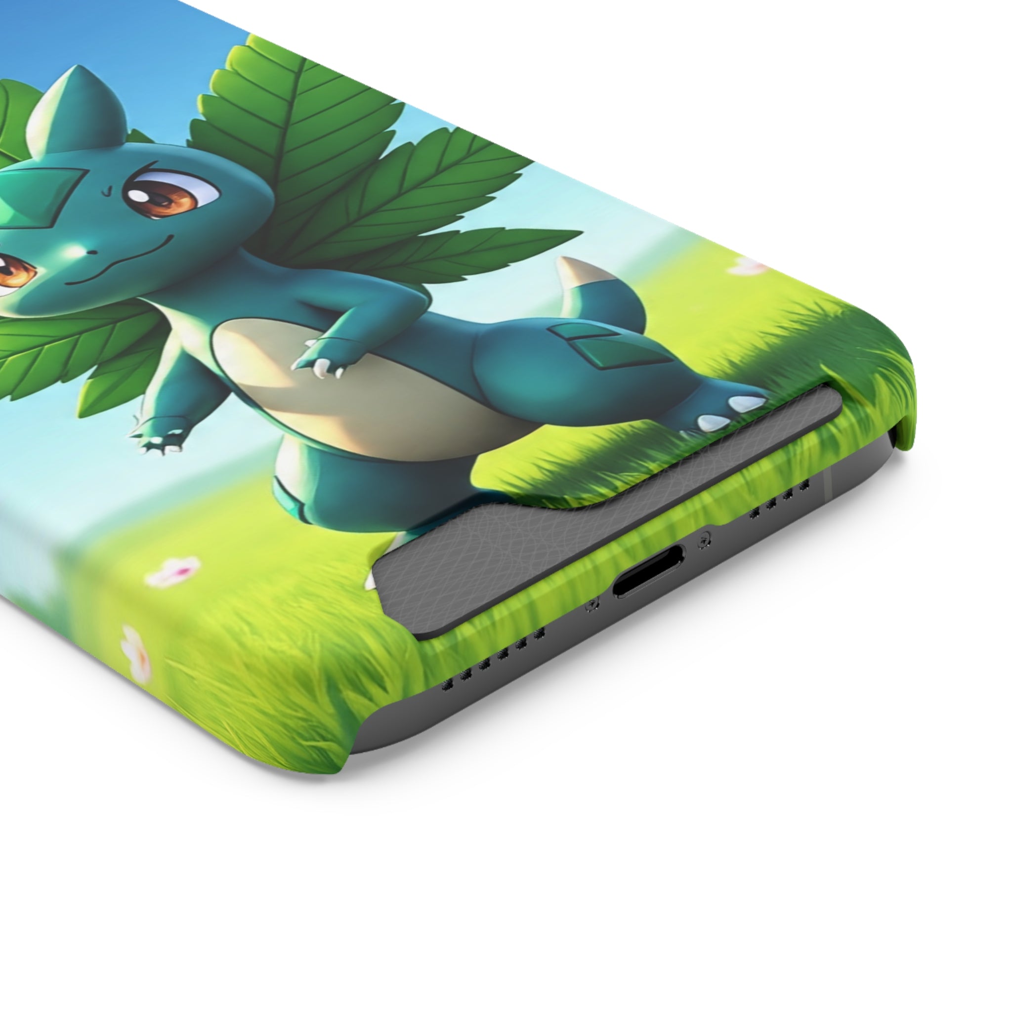 StoneyBud Phone case with card holder (bottom)