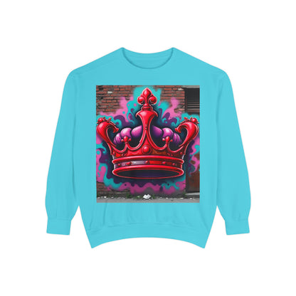 Red Crwn Garment dyed Sweatshirt